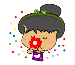 I am Orange-Flower. sticker #147345