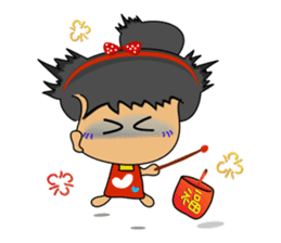 I am Orange-Flower. sticker #147350