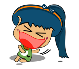 I am Orange-Flower. sticker #147355