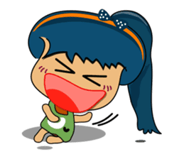 I am Orange-Flower. sticker #147355