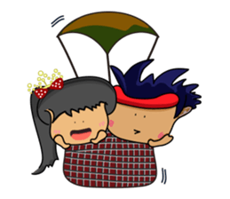 I am Orange-Flower. sticker #147356