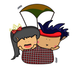 I am Orange-Flower. sticker #147356