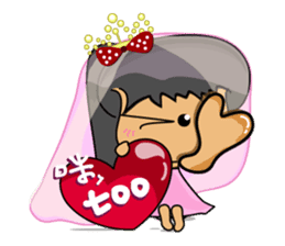 I am Orange-Flower. sticker #147357