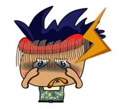 I am Orange-Flower. sticker #147358