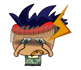 I am Orange-Flower. sticker #147358