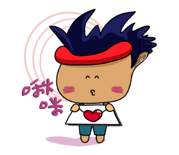 I am Orange-Flower. sticker #147360