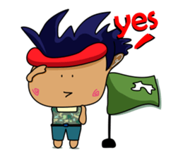 I am Orange-Flower. sticker #147361