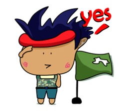 I am Orange-Flower. sticker #147361