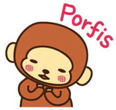 Lazy Monchey (EPN) sticker #147385