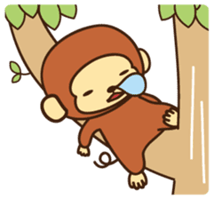 Lazy Monchey (EPN) sticker #147390