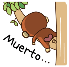 Lazy Monchey (EPN) sticker #147395