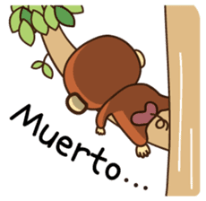 Lazy Monchey (EPN) sticker #147395