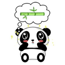 Panko Cute Little Panda sticker #147529