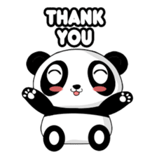 Panko Cute Little Panda sticker #147535