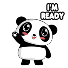 Panko Cute Little Panda sticker #147538