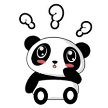 Panko Cute Little Panda sticker #147543