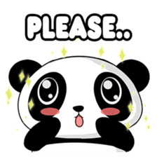 Panko Cute Little Panda sticker #147554