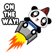 Panko Cute Little Panda sticker #147558