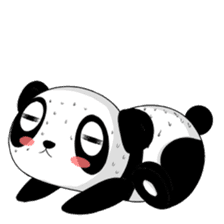 Panko Cute Little Panda sticker #147561