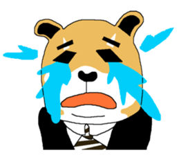 Shiba-Inu Salaryman sticker #147816