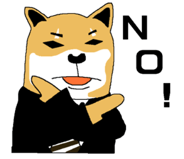 Shiba-Inu Salaryman sticker #147826