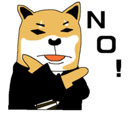 Shiba-Inu Salaryman sticker #147826