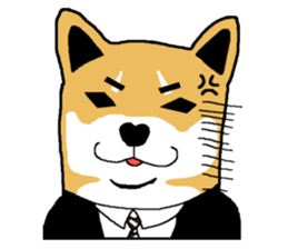 Shiba-Inu Salaryman sticker #147840
