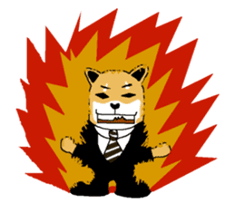 Shiba-Inu Salaryman sticker #147841