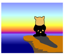 Shiba-Inu Salaryman sticker #147843