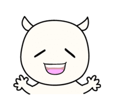 White Shiro-kun sticker #148353
