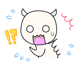White Shiro-kun sticker #148354