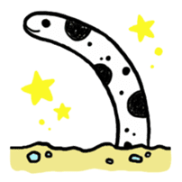 GO!spotted garden eel sticker #148484