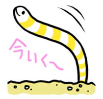 GO!spotted garden eel sticker #148486