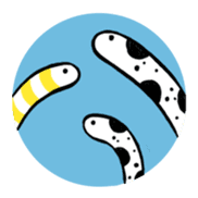 GO!spotted garden eel sticker #148496