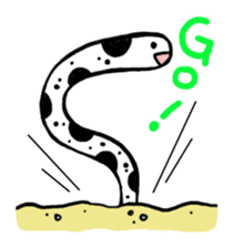 GO!spotted garden eel sticker #148501