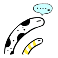 GO!spotted garden eel sticker #148502