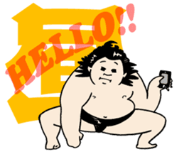itoizumi sumo wrestler sticker #148725