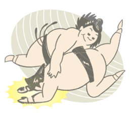 itoizumi sumo wrestler sticker #148742