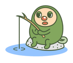 Green mameta sticker #148963