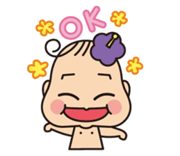 Aloha-chan sticker #148967
