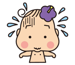 Aloha-chan sticker #148977