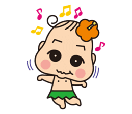 Aloha-chan sticker #148980