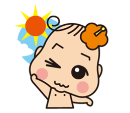 Aloha-chan sticker #148988