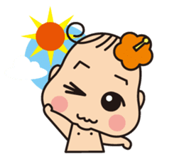Aloha-chan sticker #148988