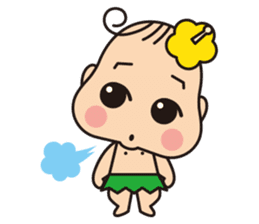 Aloha-chan sticker #148996