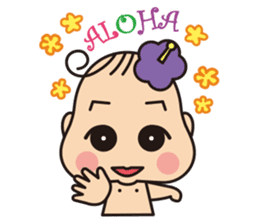 Aloha-chan sticker #149000