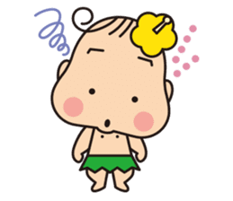 Aloha-chan sticker #149001