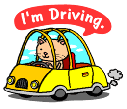 Milky the curious cat sticker #149084