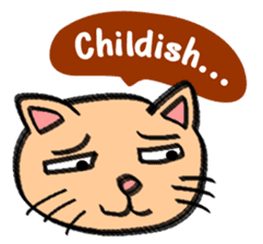 Milky the curious cat sticker #149088