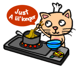 Milky the curious cat sticker #149089